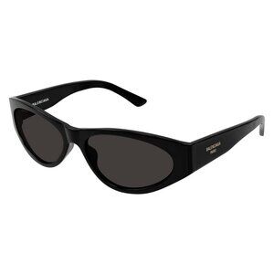 New BALENCIAGA Black Cat Eye BB0367S 001 Sunglasses Women